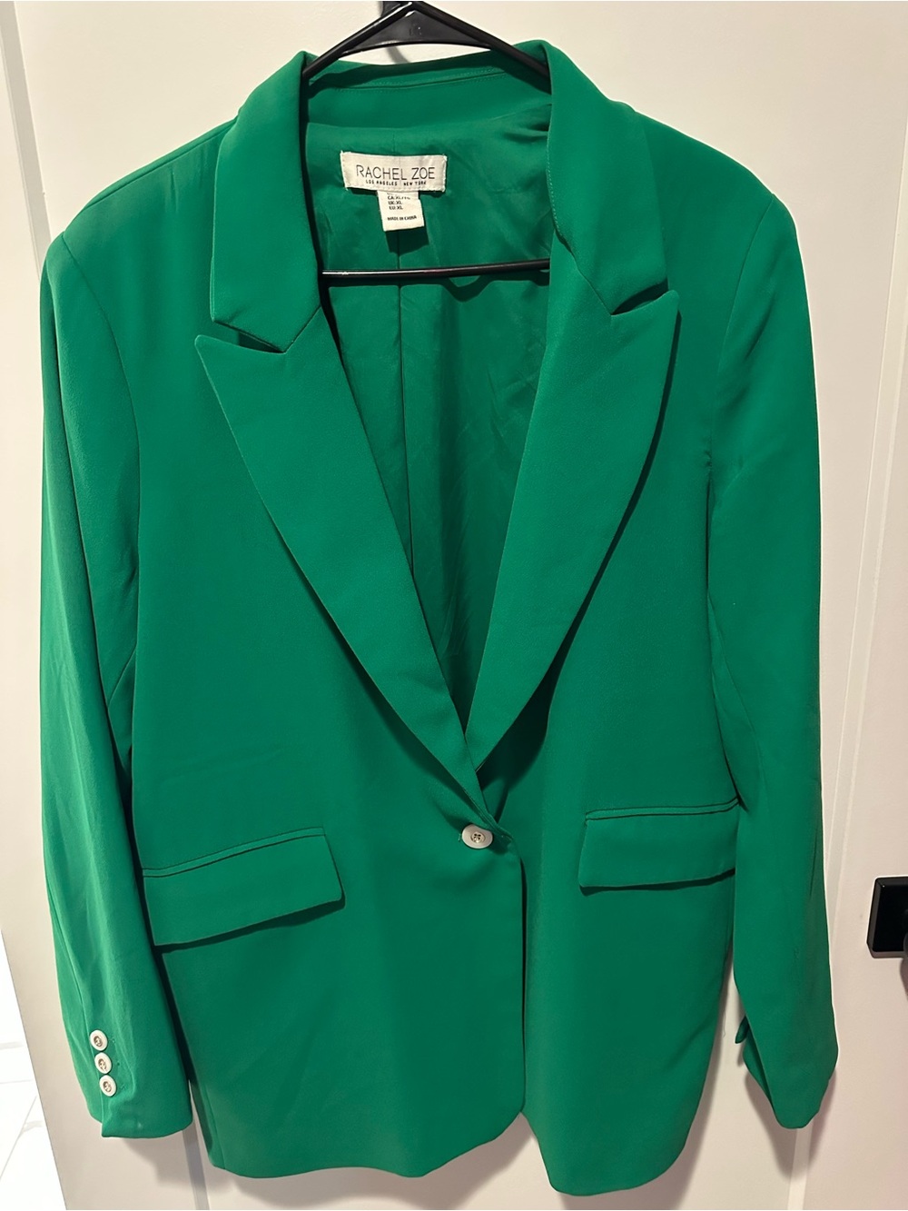 Rachel Zoe Emerald Green Tailored Blazer